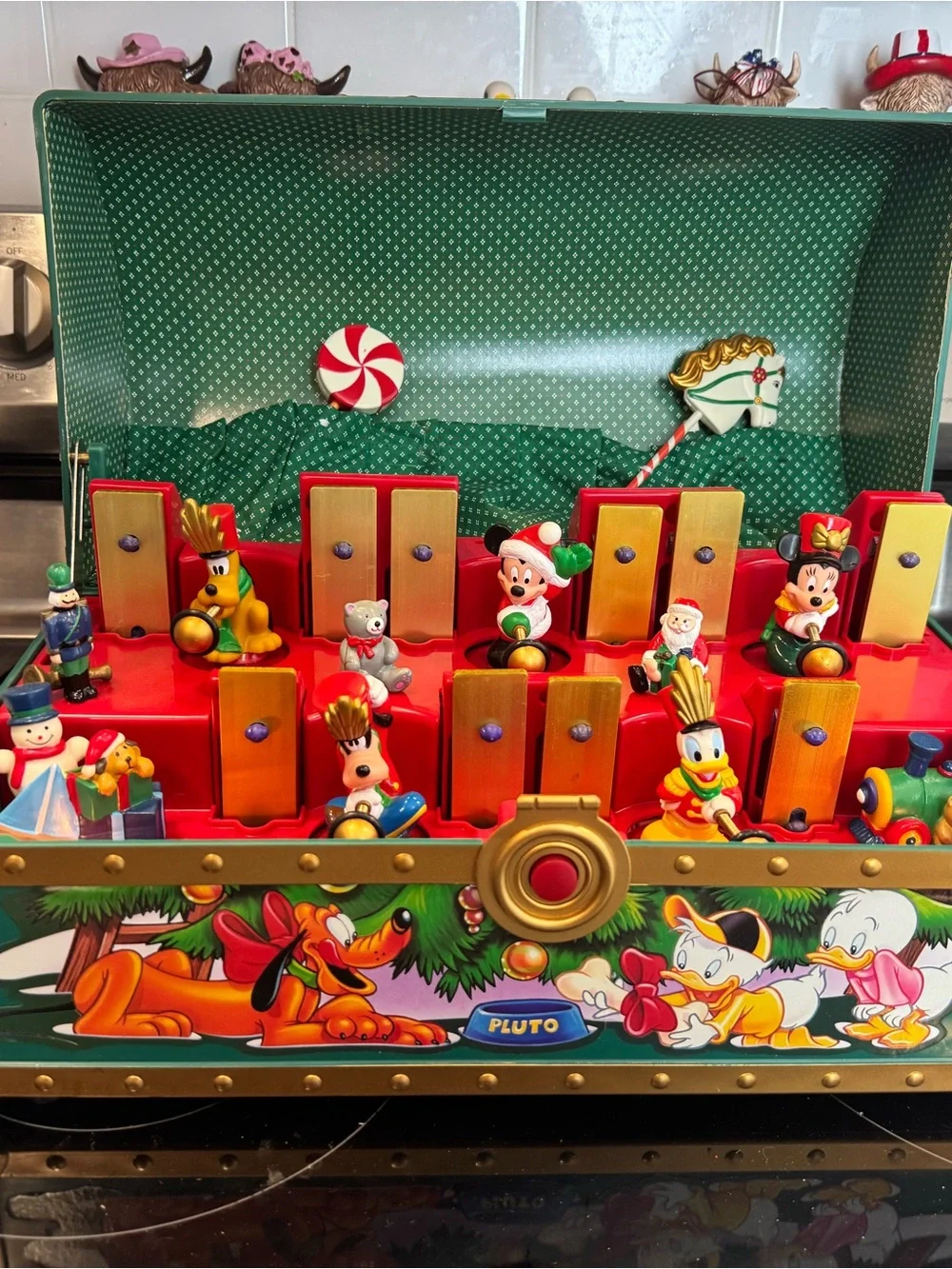 Disney Mr. Christmas Mickey’s Musical Toy Chest - Christmas Vintage Collectible